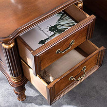 Comodino Legno Solido Comodino Rustico Retro Comodino da Letto Governo di immagazzinaggio di immagazzinaggio Armadio per mobili Camera da Letto (Colore : Marrone, Dimensione : 55x45x58cm)