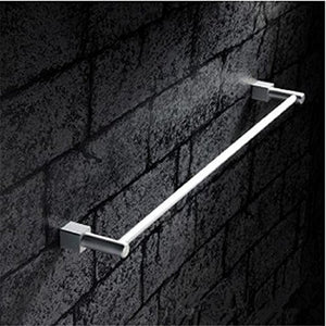 MBYW Portasciugamani Moderno Minimalista Portasciugamani Elegante per Il Bagno di Moda Portasciugamani in Alluminio Spazio Asta Singola Bagno Hardware portasciugamani Ciondolo Lungo 60 cm