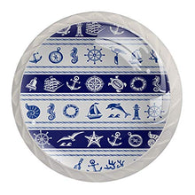 Maniglie per cassetti Manopole per cassetti Manopole rotonde Confezione da 4 per armadietto, cassetti, cassettiere, cassettiere ecc - Nave Bussola E AthSeafish