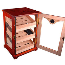Zhongwei - scatola di sigari Armadietto per sigari - sigaro umidificatore di legno di sigaro scatola di sigari di legno di cedro umidificante armadietto idratante sigaro scatola di sigari di grande ca
