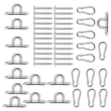 Eddwiin Acciaio Inossidabile Swing Fibbia Gancio Fisso Amaca Sedia Sospesa Cestino Pad Accessori Piastra Occhiello