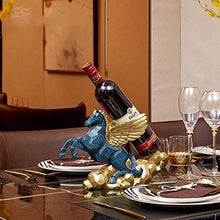 SUNTAOWAN Decorazioni Arte Artigianato Cavallo Wine Cooler utilità Decorazione Vino Rack Sala da Pranzo Armadio Tavolo TV