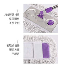 SSAYY Mop 65Cm Pulitore Spazzatrice Starter Kit Mop Asciutto E Bagnato per La Pulizia di Pavimenti in Legno Manico Telescopico Mop Piatto Rotazione di 360 Gradi