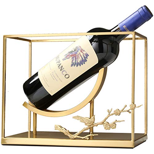 SYHSZY Mobili portabottiglie Portabottiglie Metallo Creativo Ornamenti Decorativi di Lusso Leggeri Arredamento per La Casa Soggiorno Mobile TV Tavolo da Pranzo Armadietto del Vino Decorazioni