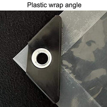 BAIYINNG Telo Copertura Piscina, 0,12 MM Luce Morbido Trasparente Protezione Ambientale Impermeabile Prova Polvere Prova Vento Tenere Caldo PE Panno Antipioggia, 24 Dimensioni
