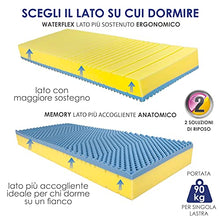 Goldflex Materasso Bivalente MATRIMONIALE 140x200 2 Strati Zone Differenziate Ergonomico Memory Gaia + Schiumato Ecologico Sfoderabile GARANZIA 5 Anni Made In Italy Dispositivo Medico Detrabile