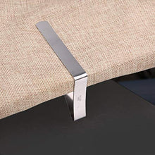 4 Pezzi Clip di Copertura per tovaglie Grandi Morsetti per tovaglia Antiscivolo in Acciaio Inossidabile Accessori per la casa 10,5 * 7 cm