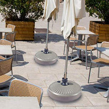 Base di Appoggio Standard in Plastica Base Rotonda per Ombrelloni per Ombrelloni Montante Dell'ombrellone in PE Supporto Ombrelloni A Parete Giardino Balcone Terrazza per Diametro 3.5-3.8cm