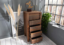 MASSIVMOEBEL24.DE Cassettiera in legno sheesham - oliato/grigio 60x50x120 BUENO #2003