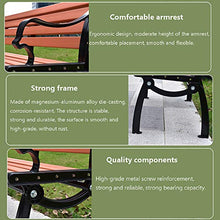 Household appliances Panca da Giardino Panchina da Giardino Sedia per Esterno, Sedia da Balcone in Legno anticorrosivo con Schienale per Il Cortile di casa/Piazza/Tempo Libero comunità