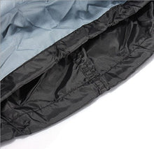 Elevavie Copertura per Mobili da Giardino , Copertura Per tavolo Telo Protettivo per mobilio Tavola/Sedia da Esterno Impermeabile Nero (123x123x74cm/48.43x48.43x29.13inch)