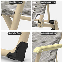 PAKUES-QO Sedie da Giardino reclinabili Portatili Zero Gravity Sedile Pieghevole Design ergonomico Regolabile Avere Un Posto Dove Rilassarsi, Leggere, Fare Un sonnellino al Cottage