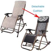AI LI WEI SHUAIIJUAN Sedia per Il Tempo Libero Domestico Sedie da Giardino a Dondolo for Adulti Patio Sedia di Svago Pieghevole Sdraio Esterna Sdraio Lettino for Beach Camping Pool