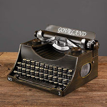Asncnxdore. Creativo Iron Decorazione di Arte Modello di Macchina da Scrivere Soggiorno Vino Mobile TV Gabinetto Ornamenti Casa Artigianato 35 * 25 * 19 Centimetri