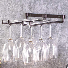 Portabicchieri da appendere a parete Portabicchieri in metallo a doppio calice Portabottiglie in vetro Portabottiglie Capovolto per bar da cucina