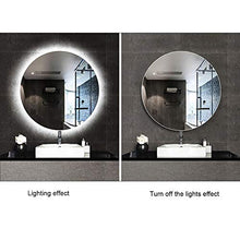 L&ED Specchio di Retroilluminazione, Specchio da Bagno A LED Illuminato Rotondo, Vanità, A Prova di Esplosione