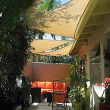 Rete ombreggiante Triangolo della Vela del Parasole, Panno Tessuto Resistente Ai Raggi UV per Posto Auto Coperto in Giardino (Size : 3.6×3.6×3.6M)