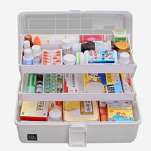 ZUJI Armadietto Medicinali Multi-Strato Scatola per Medicinali Medica Cassetta di Pronto Pillola Stoccaggio Astuccio