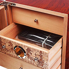Panjianlin Cigar Box Personalizzato Legno di Cedro Tre Strato Trasparente Visibile portasigarette Cigar Box Idratante Legno Scatola di sigari Portable di Viaggio Cigar Box di stoccaggio