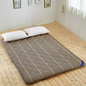 Lovehouse Cotone Premium Materasso Pad, Anallergico Trapuntato per Letto, futon Tradizionale Giapponese Tatami Mat Sleeping 180x200cm(71x79inch) Earthen