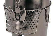 Brubaker Porta-Bottiglia a Forma di Barista, in Metallo, Perfetto da Regalare