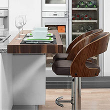 QinWenYan Sgabelli da Bar Moderna Sedia da Bar in Acciaio Inossidabile Semplice con Cuscino in Pelle Stile Nordico 360 ° Bar Sedia Girevole Sedia da Bar (Color : White, Size : Free Size)