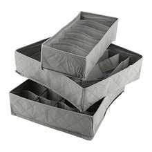 Wacent Scatola di immagazzinaggio, Scatola di immagazzinaggio dell'Armadio della griglia 3 Pezzi Scatola di immagazzinaggio dell'organizzatore del Reggiseno della Biancheria Intima dei Pantaloni