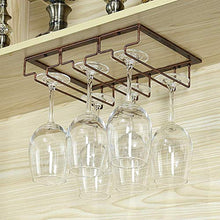 Portabottiglie per Vino Materiale in Ferro battuto Massiccio portabicchieri da Appendere Portabicchieri da Vino Rosso Portabottiglie per Vino Calice a cremagliera Capovolto per la