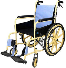 Carrozzine Semoventi, Transit Portatile Travel Self-Style, Old Man Pieghevole Lega di Alluminio Cuscino Oxford Traspirante Pu Bracciolo Impermeabile Schienale Pieghevole Luce A