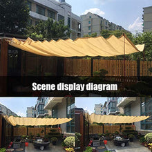 Yanty Rete Ombreggiante,Rete Parasole,Rete Telo Ombra Traspirante,Panno Protettiva Multifunzionale,Utilizzata per Giardino Esterno,Automobili,Resistente all'90% Ai Raggi UV,5x7m(16 * 23ft)