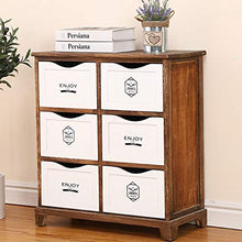 CHENSHJI Torre di stoccaggio del comò Stand Locker con Cassetti E Armadi Piano Notte (Color : Brown, Size : One Size)