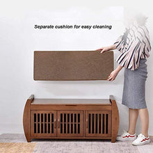 YANG Stoccaggio Petto Shoe Rack Cambio di Scarpe da banco da Letto in Legno poggiapiedi Imbottito Guardaroba Dressing Table Sgabello Ottomana (Size : 72cm)