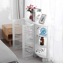 EBTOOLS Scarpiera da ingresso, Mobiletto ingresso, Cassettiera camera da letto,Armadietto bagno terra di Legno comodini camera da letto Multiuso,per Salotto e Cucina 94 * 76 * 31 cm Bianco