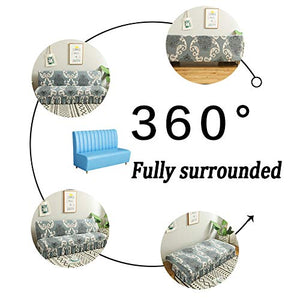 fgdsa Copridivano Elasticizzati,Coperchio Completo del Divano Senza Braccioli,Coperchio del Divano all Inclusive,Coperchio del Letto del Divano Elastic Fabric F 120-145cm(47-57inch)