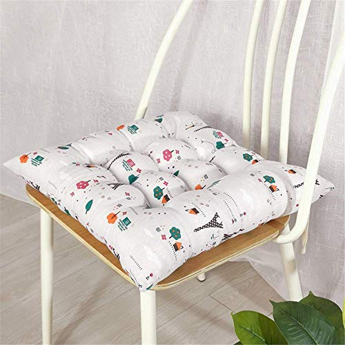 Pillowcase 2 Confezioni di Cuscini Quadrati per sedie, Cuscini Antiscivolo, Cuscini per sedie in Cotone e Lino, Cuscini Decorativi, per Uso Domestico in Giardino (# 7,45 * 45 cm)