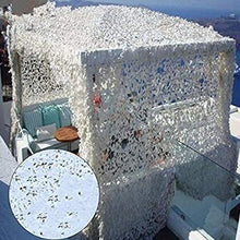 NAN Bianco Camouflage Net per Il Campeggio Militare Caccia Tiro Protezione Solare Nets Grande per Parasole Camping Shooting Caccia Decorazione della Festa di Natale (Dimensioni : 3x4m)