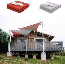 Vele parasole LQ Parasole Patio Sail Cloth Triangolo Canopy Yard Pergola, Paralume in Tessuto Impermeabile, for Giardino Barbecue Backyards attività, Tenda da Sole for Esterno