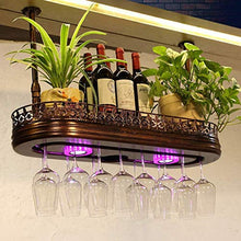 LWW Wine Rack, cremagliera di vetro di vino/a soffitto attaccatura del supporto di bottiglia del vino supporto del metallo ferro vetro vino Holder alta Cup/Altezza regolabile Rack Wine Glass,60 *