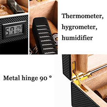 Accessori e umidificatori per sigari Humidor per Sigari Portasigari Portatile Umidificatore Portatile in Legno di Cedro Importato Set Regalo per Sigari Set Regalo per Sigari