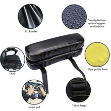 Yjferding Tappetino di Supporto per Sedia e Imbottiture per Gomitiere in Memory Foam per Alleviare la Pressione sulla Gola, Fodera per Bracciolo Universale, Set di 2 Pezzi