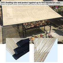 Yagosodee Telo Ombreggiante con Occhielli Telo Protezione Solare per Giardino Patio Balcone Fiori Piante (1X1.8)