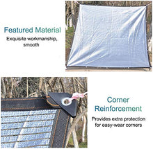Telo Ombreggiante, Foglio di Alluminio Sunblock Paralume Riflettente, 80% di Protezione UV Bordo nastrato, Paralume for Il Giardino di Piante Patio Pergola di Serra (Size : 1m x 7m)