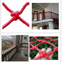 Protective net decoration / Balcone Rosso Rete di sicurezza, corda rossa netto recinzione costruzione della decorazione della parete Net Net Scale antiurto materna Playground rete di protezione Net