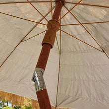 ZZZR Ombrellone da Giardino con ombrellone in Paglia, ombrellone in Paglia Tropicale Hawaiana con Funzione di inclinazione, per Patio, Giardino, Balcone, ombrellone da Spiaggia, 6,5 Piedi