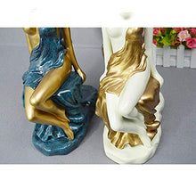 aipipl Decorazione Domestica Retro Statua Astratta Dea Cremagliera del Vino Artigianato Decorazione Decorazioni per Ufficio Ornamenti per Esposizione Regali di Nozze inaugurazione della casa, Blu