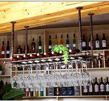 FCXBQ Portabottiglie da Vino Appeso Europeo Portabottiglie da Vino/Appeso Portapiatti di Vetro rovesciato/Creative Home Bar/Portabottiglie Appeso Portabottiglie da soffitto Portabottiglie da