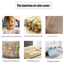 Soyerras Copripoltrona 1/2/3/4 Posti Elasticizzato Copriseduta Divano Fodere Copridivani Copridivano Lavabile Sofa Cover (4 posti 235-300cm)