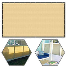 Balcone Protezione Ponte E Recinzione Schermata Privacy Parabrezza Protezione UV Cinghie Incluse Ombrellone Esterno for Appartamenti, Prati, Piscine (Color : Yellow, Size : 1.8x11m)