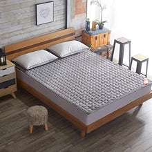 HKX Futon coprimaterasso, Tappetino Sottile Arrotolabile, Flanella Facile da Pulire, tappetini per Cuscino Pieghevoli-C 150x200cm (59x79 Pollici)