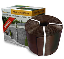 Thermoplast® - Strisce di protezione per recinzioni, 19 cm x 26 m = 4,94 m2, marrone (RAL 8011), 5 anni di garanzia